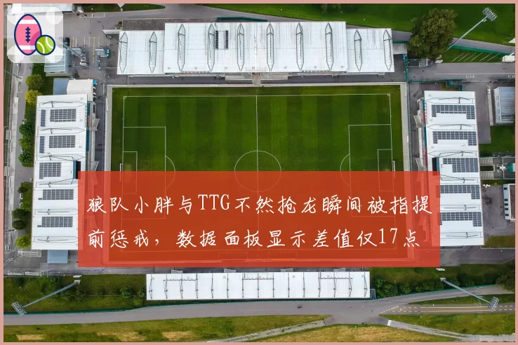 狼队小胖与TTG不然抢龙瞬间被指提前惩戒，数据面板显示差值仅17点
