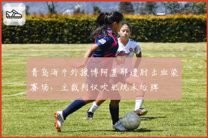 青岛海牛外援博阿基耶遭肘击血染赛场,主裁判仅吹犯规未给牌